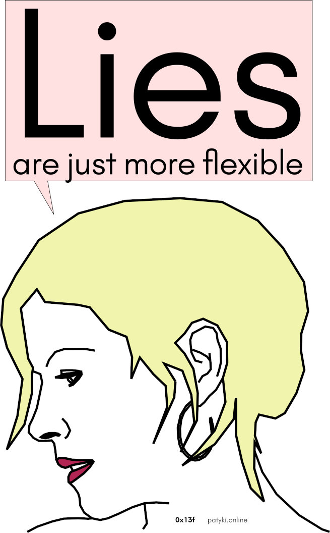 0x13f Lies are just more flexible